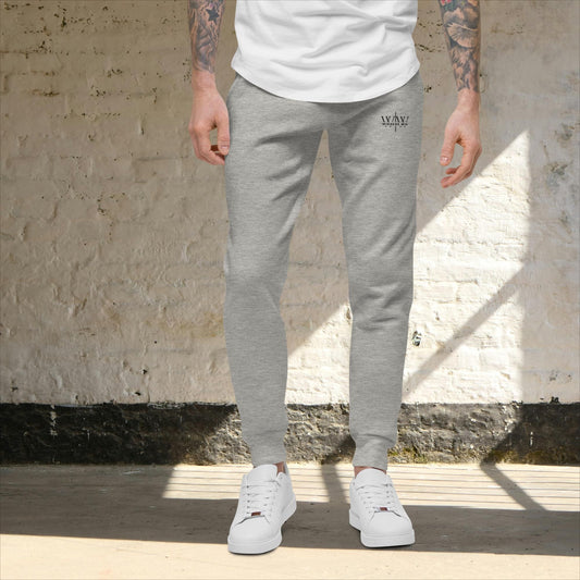Winners Win grey sweat pants with the original Winners Win embroidered on the left leg